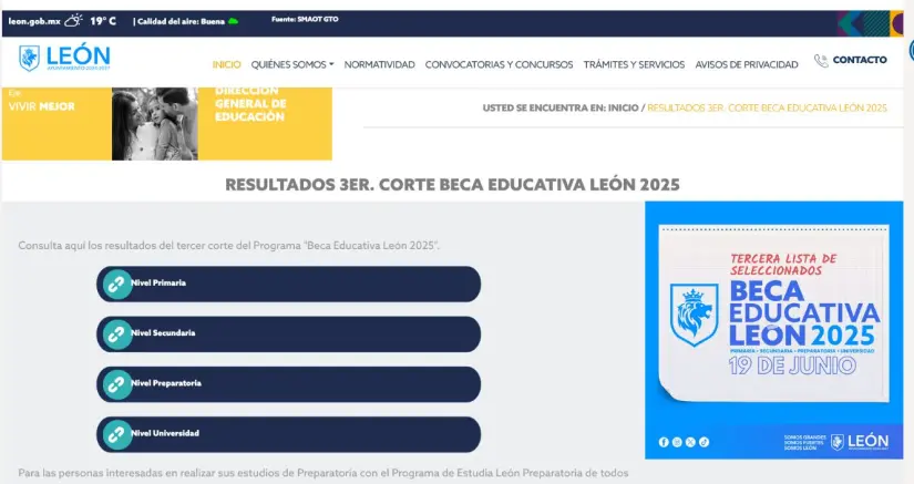 Qué sigue si aparezco en la lista de la Beca Educativa León Qué sigue si aparezco en la lista de la Beca Educativa León 2025. Foto: Cortesía