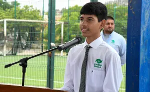 Reconocen en CONALEP Sinaloa a Jesús Fernando, joven talento con logros académicos nacionales