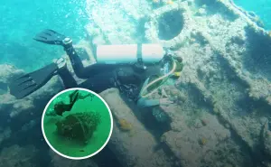 Piezas arqueológicas bajo las aguas de Baja California INAH descubre el Santo Grial de los piratas