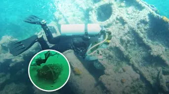 Piezas arqueológicas bajo las aguas de Baja California INAH descubre el Santo Grial de los piratas