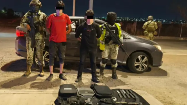 Son detenidas 2 personas en Culiacán