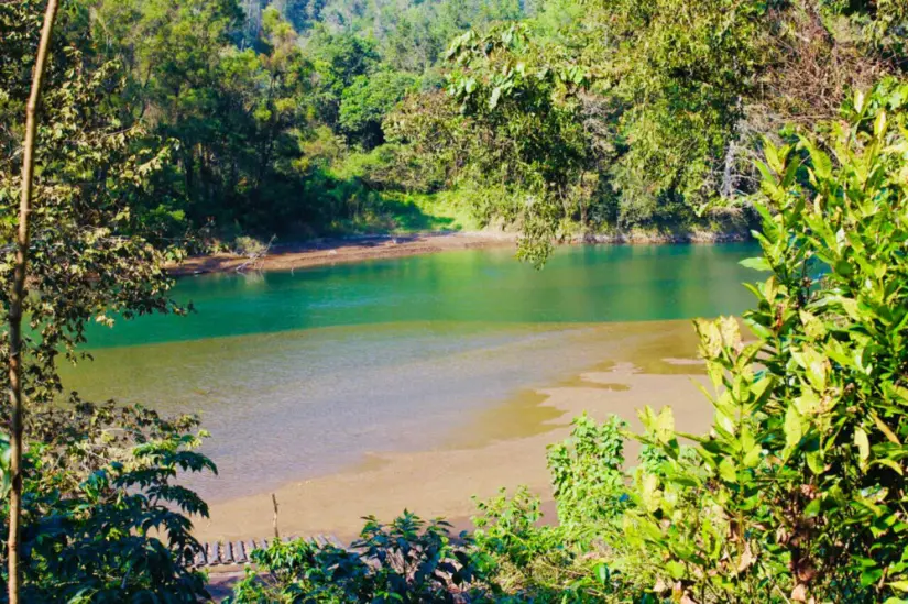 De esta manera puedes llegar a la Playita de Tres Colores. Foto: México desconocido. De esta manera puedes llegar a la Playita de Tres Colores. Foto: México desconocido.
