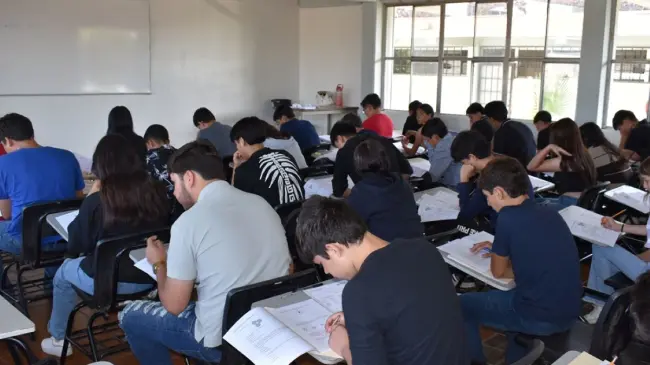 Examen diagnóstico 2025 de preparatoria en Chihuahua. Foto: Cortesía