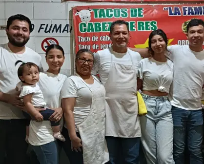 Tacos "La Familia": un negocio que une corazones y conquista paladares en la Díaz Ordaz