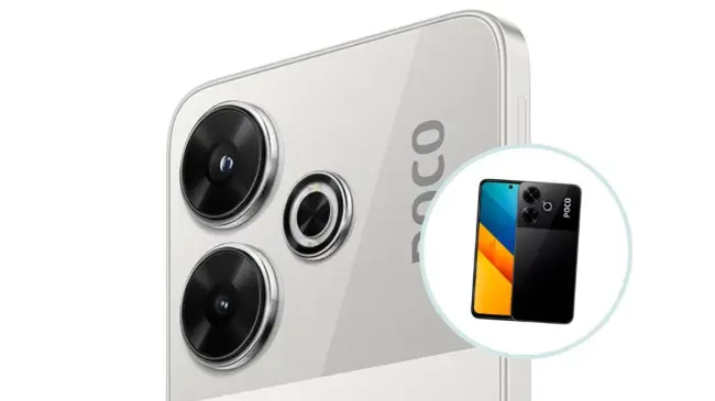 Xiaomi Poco M6 incluye memoria RAM de hasta 8 GB. Foto: Cortesía
