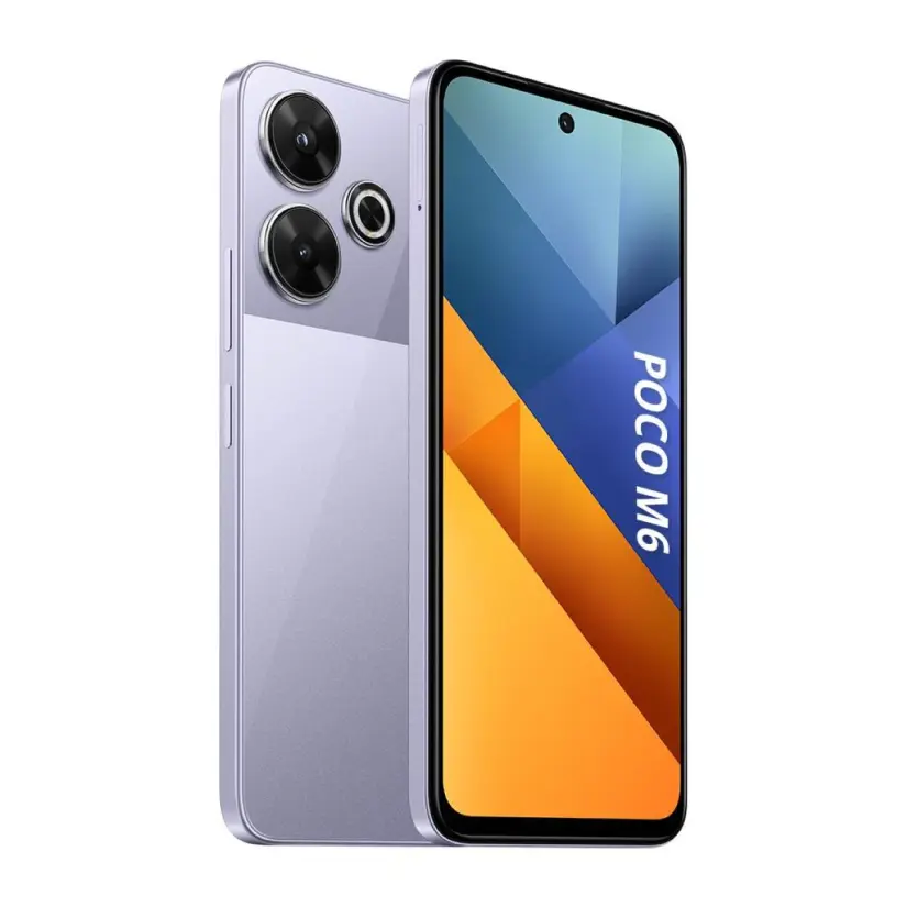Xiaomi Poco M6 con cámara de 108 pulgadas Xiaomi Poco M6 con cámara de 108 pulgadas. Foto: Cortesía