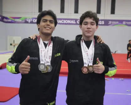 Gimnastas de Sinaloa conquistan medallas en la Olimpiada CONADE 2025