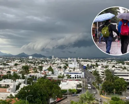 Atentos en estos municipios de Sinaloa que hoy lunes caerá aguacero, según el pronóstico CONAGUA