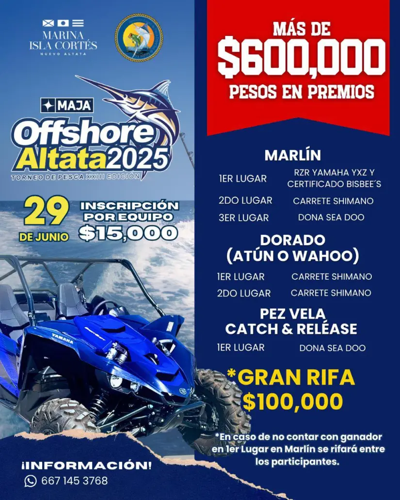 No te quedes sin la oportunidad de participar en el gran torneo de la Isla Cortés. No te quedes sin la oportunidad de participar en el gran torneo de la Isla Cortés.