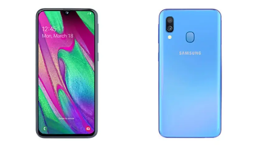 Samsung Galaxy A40 de gama básica Samsung Galaxy A40 de gama básica. Foto: Cortesía