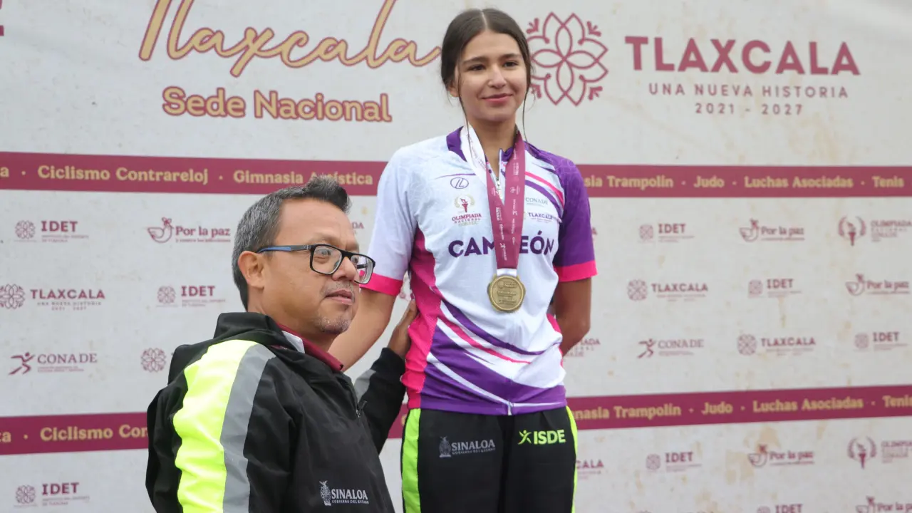 La pedalista que hizo historia: Akari Valenzuela pone en alto el nombre de Sinaloa. Foto: ISDE
