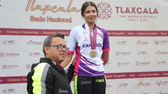 Ciclista sinaloense Akari Valenzuela gana medalla de oro en Olimpiada Nacional CONADE 2025