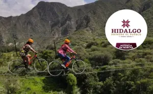 ¡Vacaciones con adrenalina! 3 lugares en Hidalgo para pedalear en las alturas en bicicleta aérea