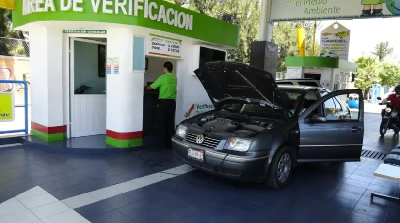 Verificación vehicular en Edomex. Foto: Cortesía Verificación vehicular en Edomex. Foto: Cortesía