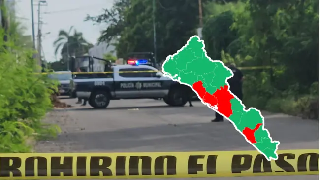 Policía Sinaloa en escena de homicidio. Foto: Cortesía