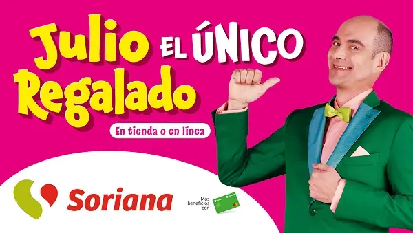 Julio Regalado un emblemático personaje de las ofertas en Soriana. Foto: Cortesía.