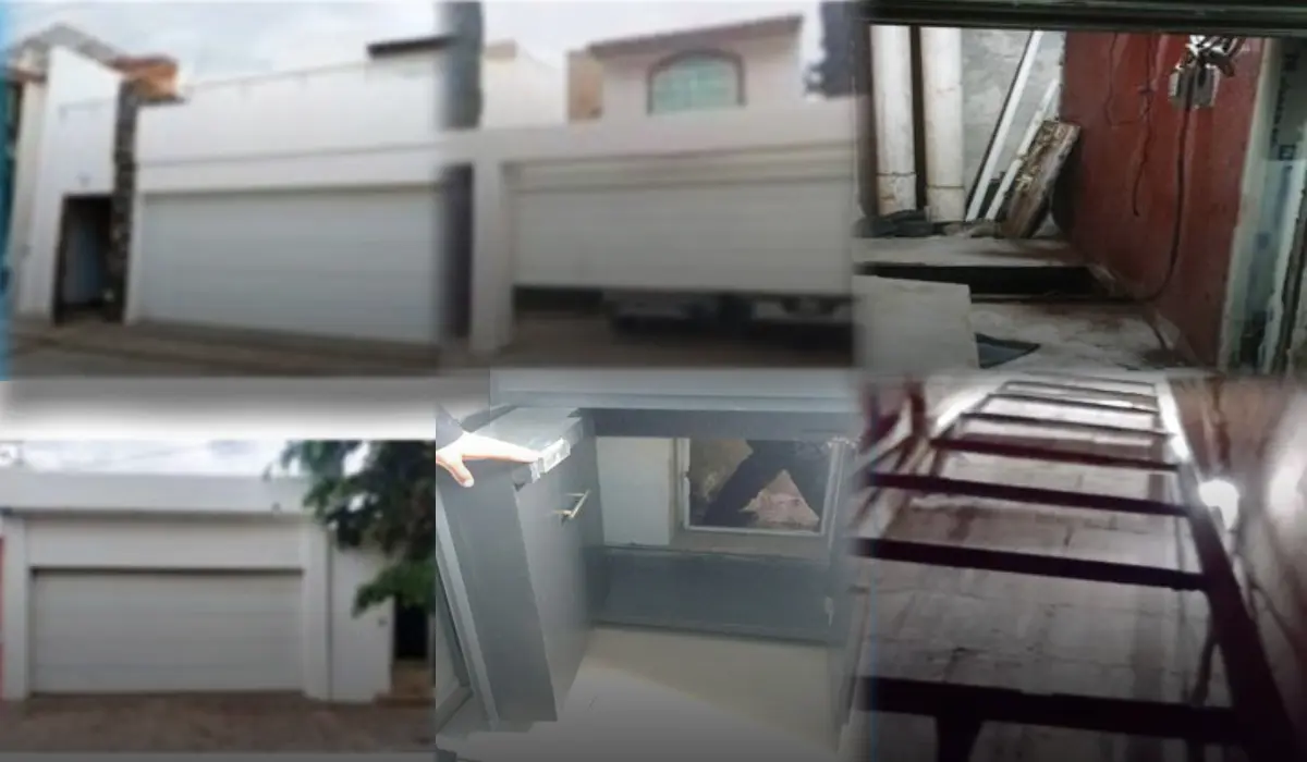 Así operaba la casa de seguridad con 200 armas y un túnel subterráneo.