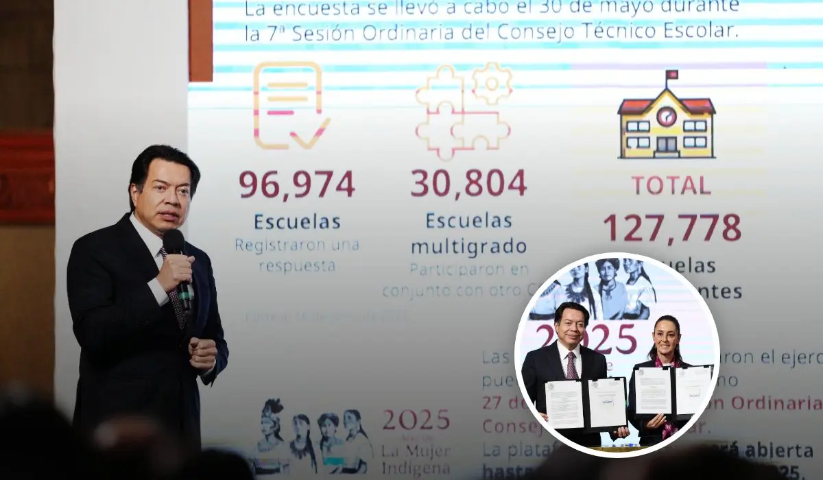 Se otorga una inversión de más de $1,215 millones de pesos a la educaron media superior Foto: Gobierno de México