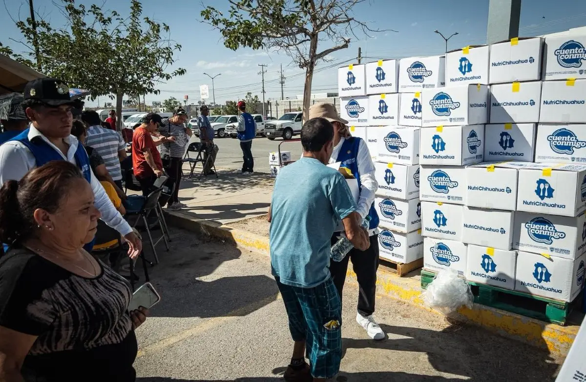 Programa Alimentario del Adulto Mayor (PAAM) en Chihuahua, calendario de entregas. Foto: Cortesía