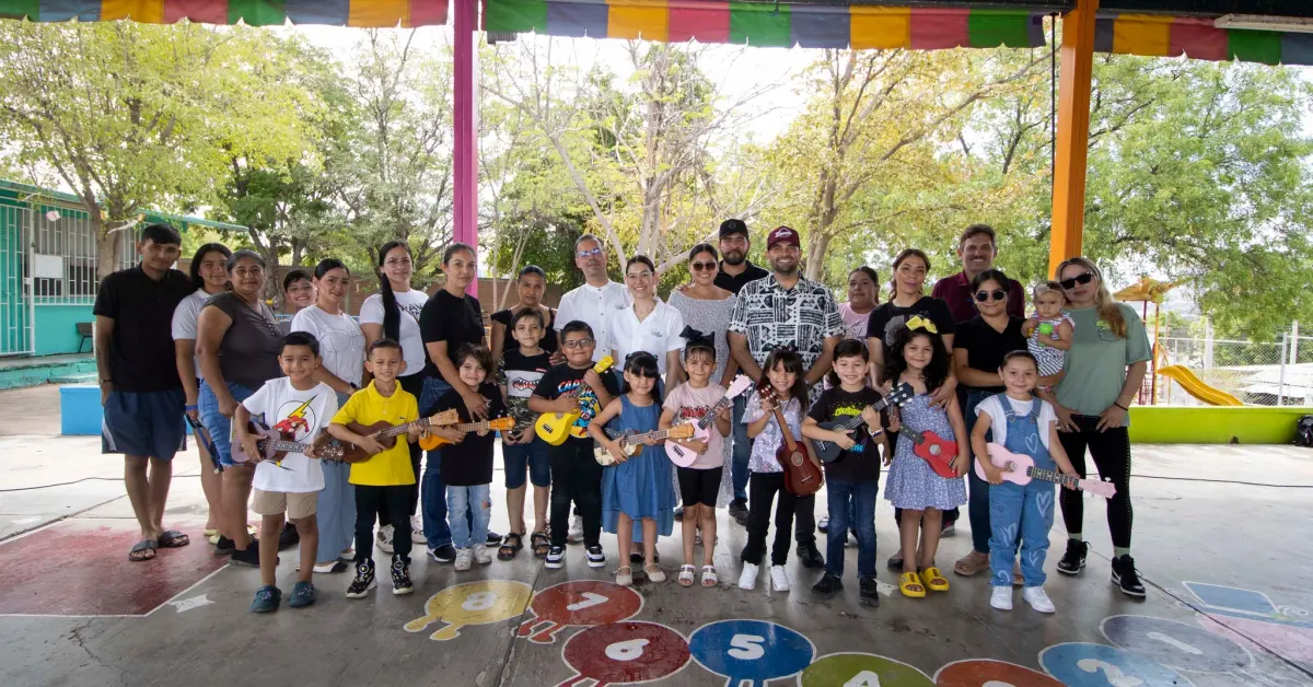 “Ukecuentos” llega al Jardín de Niños Amado Nervo en la colonia 22 de Diciembre en Culiacán