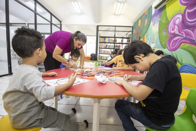 Biblioteca “Rosa María Peraza” Biblioteca pública “Rosa María Peraza”. se convierte en refugio de imaginación y sensibilidad infantil. Foto: IMCC