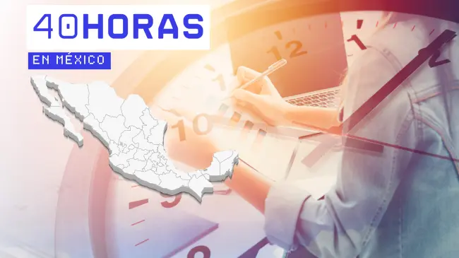 Jornada laboral de 40 horas en México. Foto: Cortesía