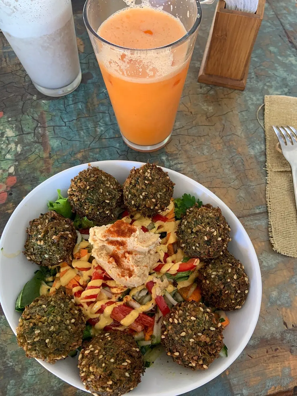 imagen recuadro Ensalada con Falafel en el El Sultan Foto: Tripavisor