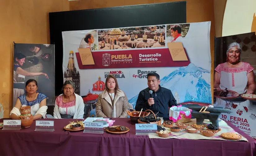 Presentan la Feria del Mole en San Lucas Atzala 2025 Presentan la Feria del Mole en San Lucas Atzala 2025. Foto: Cortesía