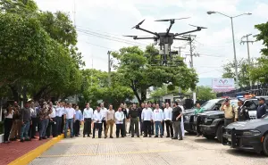 Fuerzas federales incorporan en Chiapas primera flotilla de drones artillados; reforzarán la frontera