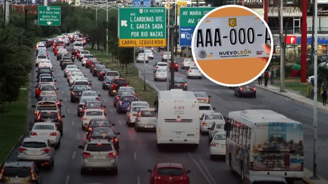 Multas por tener las placas vencidas Nuevo León