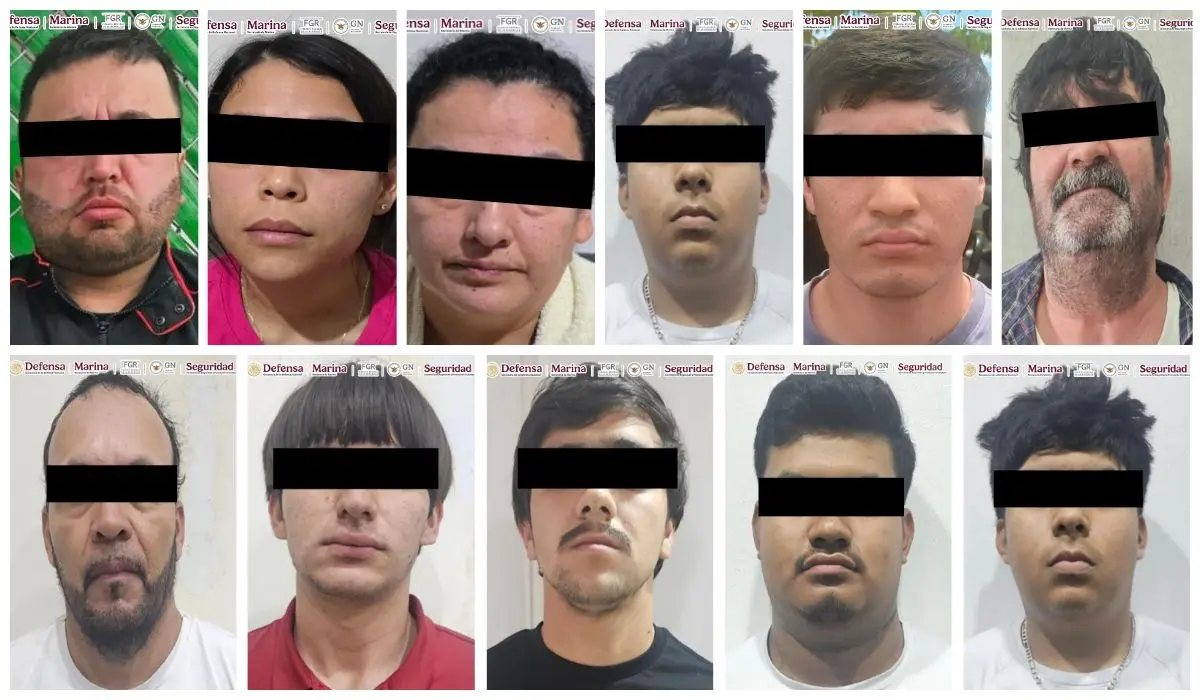 Autoridades federales actúan en La Laguna Colorada, Culiacán y San Ignacio, hay 10 detenidos, armas, droga y más.