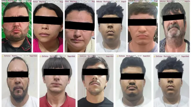 Autoridades federales actúan en La Laguna Colorada, Culiacán y San Ignacio, hay 10 detenidos, armas, droga y más.