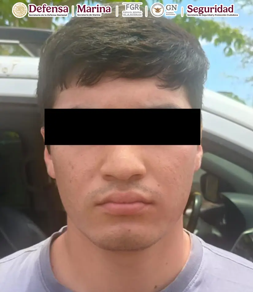 Hombre detenido en Laguna Colorada, Culiacán Hombre detenido en Laguna Colorada, Culiacán