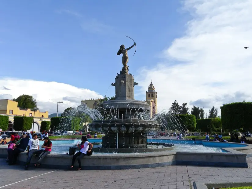 imagen recuadro Hidalgo estado más pequeño de la región de México / Diana Cazadora en Ixmiquilpan Foto: Wikipedia