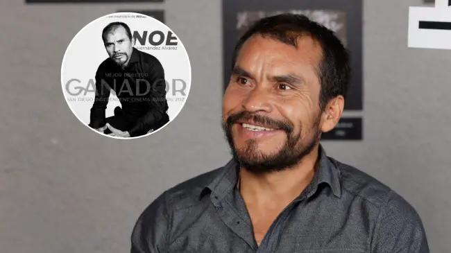 Noé Hernández, galardonado como el Mejor Director en los San Diego Independent Cinema Awards. Foto: Cortesía.