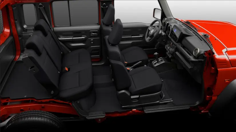 Suzuki Jimny 5-door y este es su interior Suzuki Jimny 5-door y este es su interior. Foto: Cortesía
