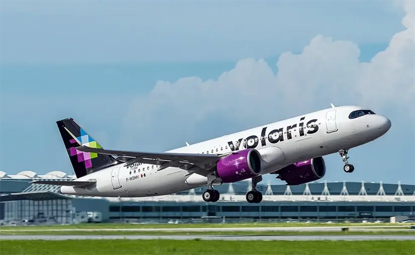 Volaris es una de las aerolíneas que cuenta con rutas directas a Tulum desde varias ciudades. Foto: Cortesía