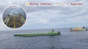 Marina asegura 3.5 toneladas de cocaína dentro de una embarcación en las costas de Guerrero