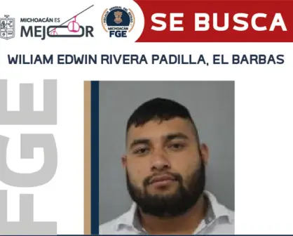 Ofrecen 500 mil pesos por información sobre El Barbas, presunto líder del CJNG en Michoacán