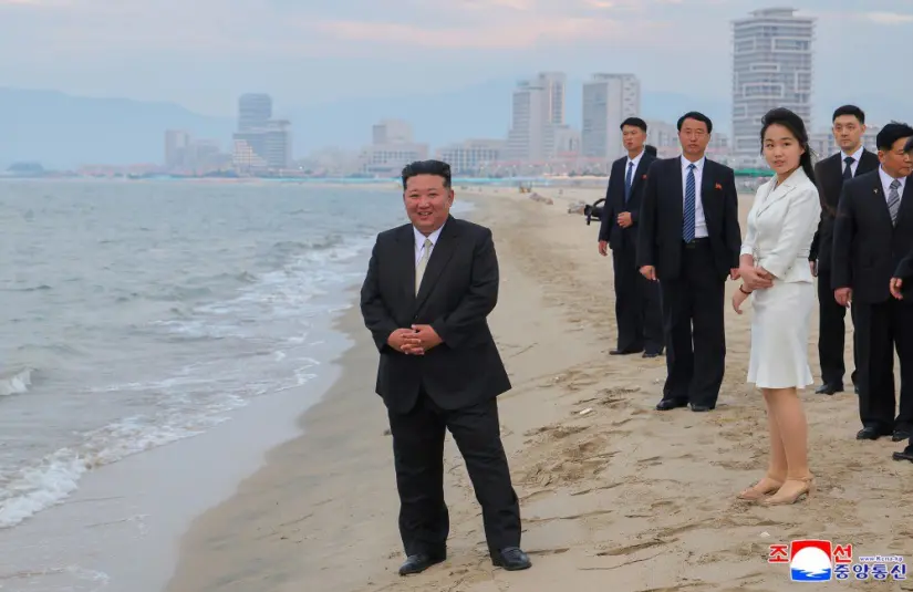 Estas son las características del nuevo complejo turisticos de Corea del Norte. Foto: KCNA. Estas son las características del nuevo complejo turisticos de Corea del Norte. Foto: KCNA.