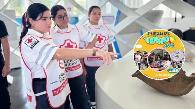 Conoce los precios del curso de verano 2025 de la Cruz Roja Mexicana. Foto: cortesía