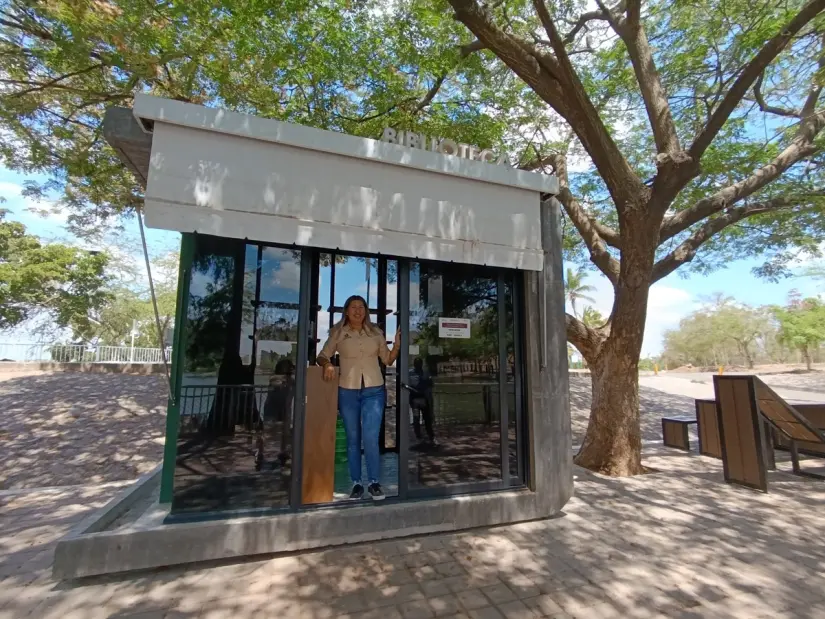Un rincón de paz y cultura: descubre la Biblioteca Urbana del Parque Culiacán 87 Además de esta, Culiacán cuenta con otra Biblioteca Urbana ubicada en la avenida Álvaro Obregón, frente al Casino de la Cultura. Foto: IMCC