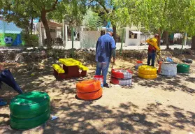 Pinceladas de esperanza: comunidad y autoridades llenan de color y vida la Unidad Deportiva Progreso Los Ayales en Culiacán