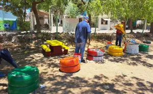 Pinceladas de esperanza: comunidad y autoridades llenan de color y vida la Unidad Deportiva Progreso Los Ayales en Culiacán