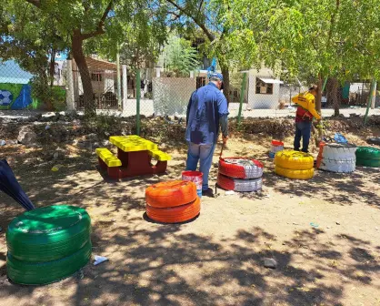 Pinceladas de esperanza: comunidad y autoridades llenan de color y vida la Unidad Deportiva Progreso Los Ayales en Culiacán