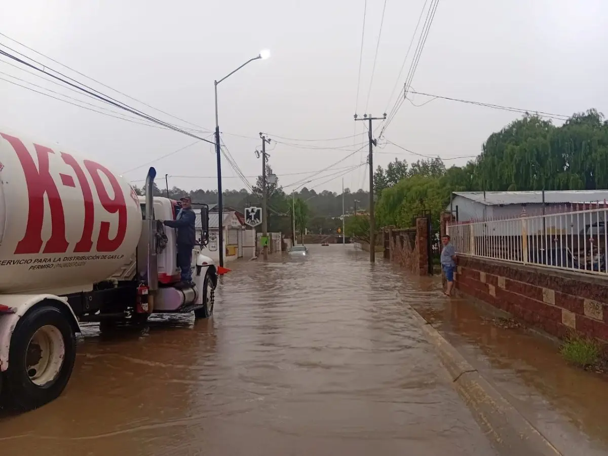 Fin de semana de lluvias en Chihuahua. Foto: Cortesía