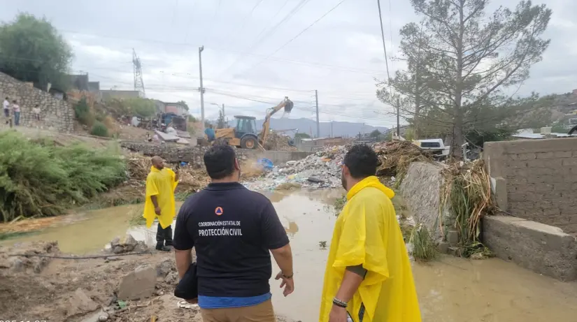 Lluvias intensas en Chihuahua, se han presentado Lluvias intensas en Chihuahua, se han presentado ene la temporada 2025. Foto: Cortesía