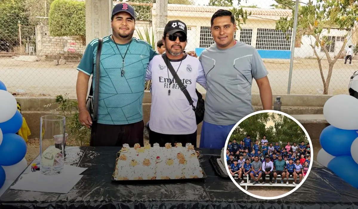 En el campo deportivo Buenos Aires, la pasión y el compromiso de los entrenadores, Juan, Humberto y Ángel se transforman en celebración familiar.