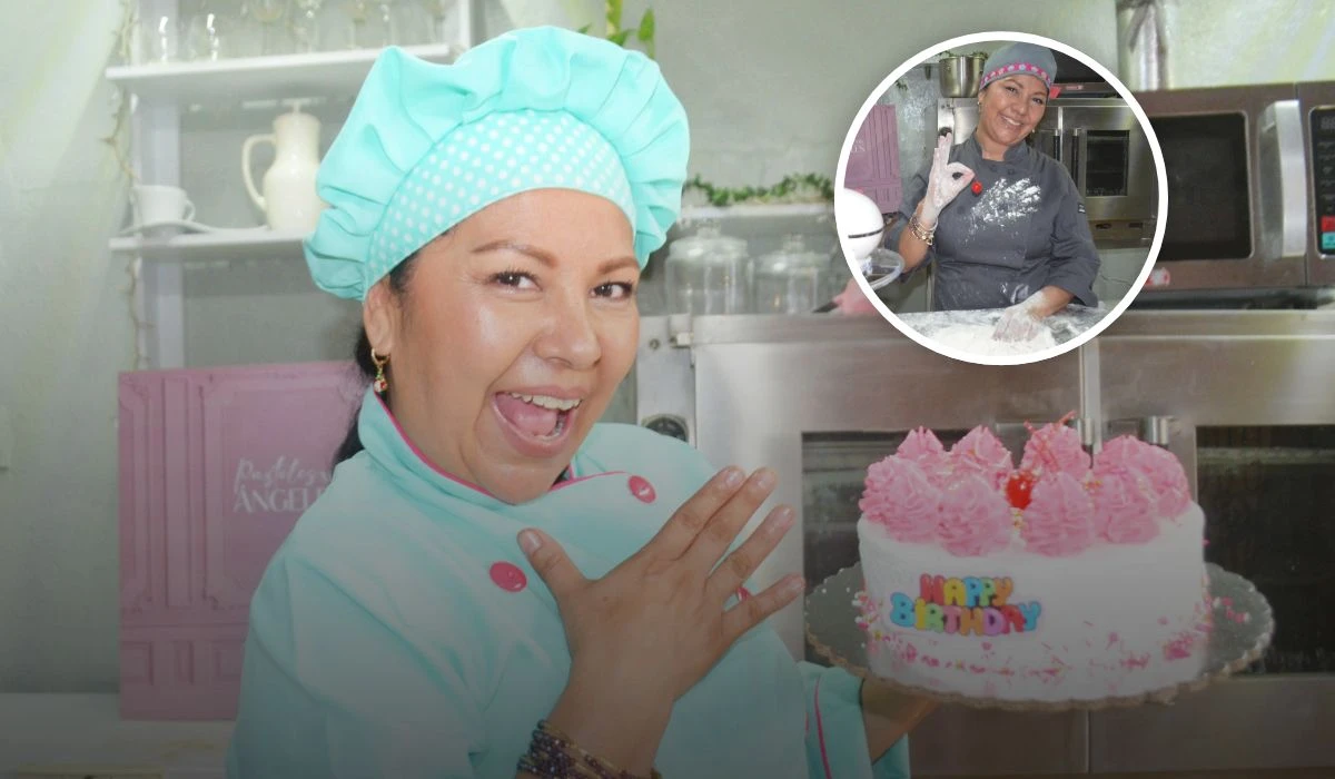 Entre harina, fe y amor, Silvia mezcló lágrimas y sueños; en cada postre encontró la fuerza para dar vida a “Mis Ángeles”. Foto: Juan Madrigal
