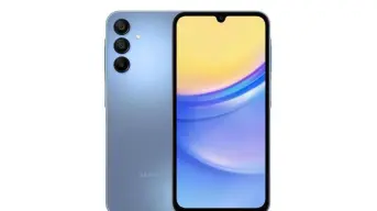 Celular de Samsung de gama media, con buen rendimiento de cámara principal y batería